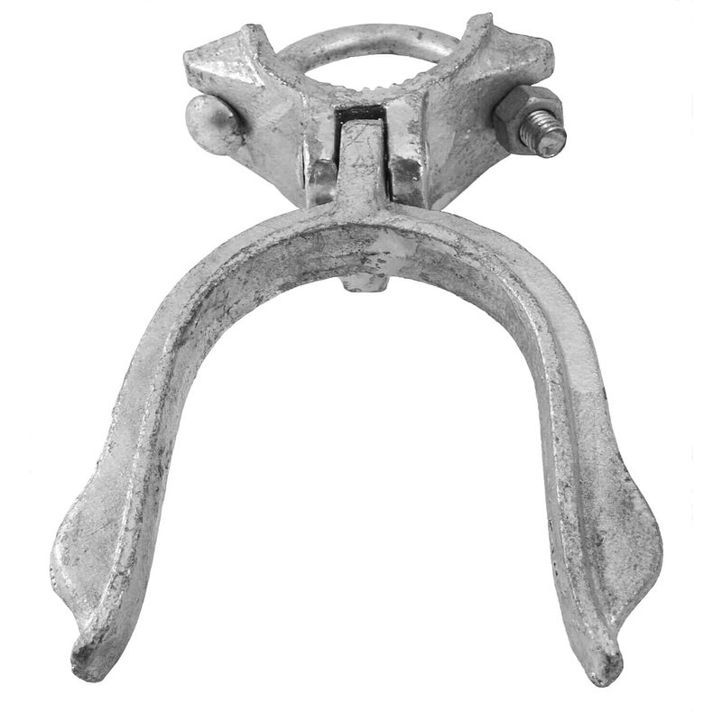 Jake Sales 1-3/8" x 2-3/8" (2-1/2") Chain Link Fence Gate Fork Latch - Commercial Heavy Duty - Malleable - Galvanized Gate Latch with Hole for Padlock - Image 5